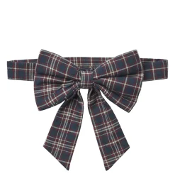 Bælter|Wheat Bælte m. Sløjfe - Sonja - Navy Check