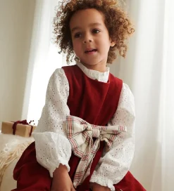 Bælter|Wheat Bælte m. Sløjfe - Sonja - Eggshell Check