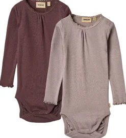 Bodyer|Wheat Body l/æ - 2-pak - Rib - Purple Fudge