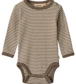Bodyer|Wheat Body l/æ - Uld - Rib - Lucca - Wood Stripe