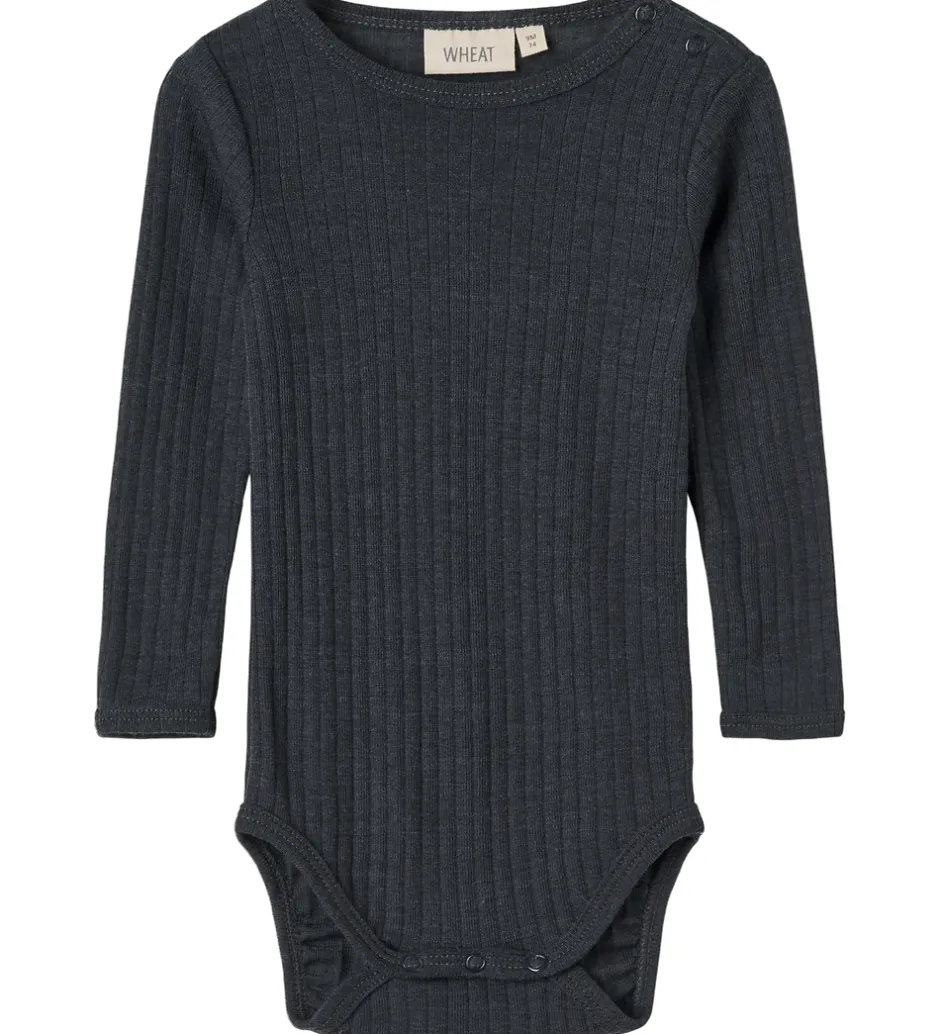 Bodyer|Wheat Body l/æ - Uld/Silke - Rib - Liea - Navy