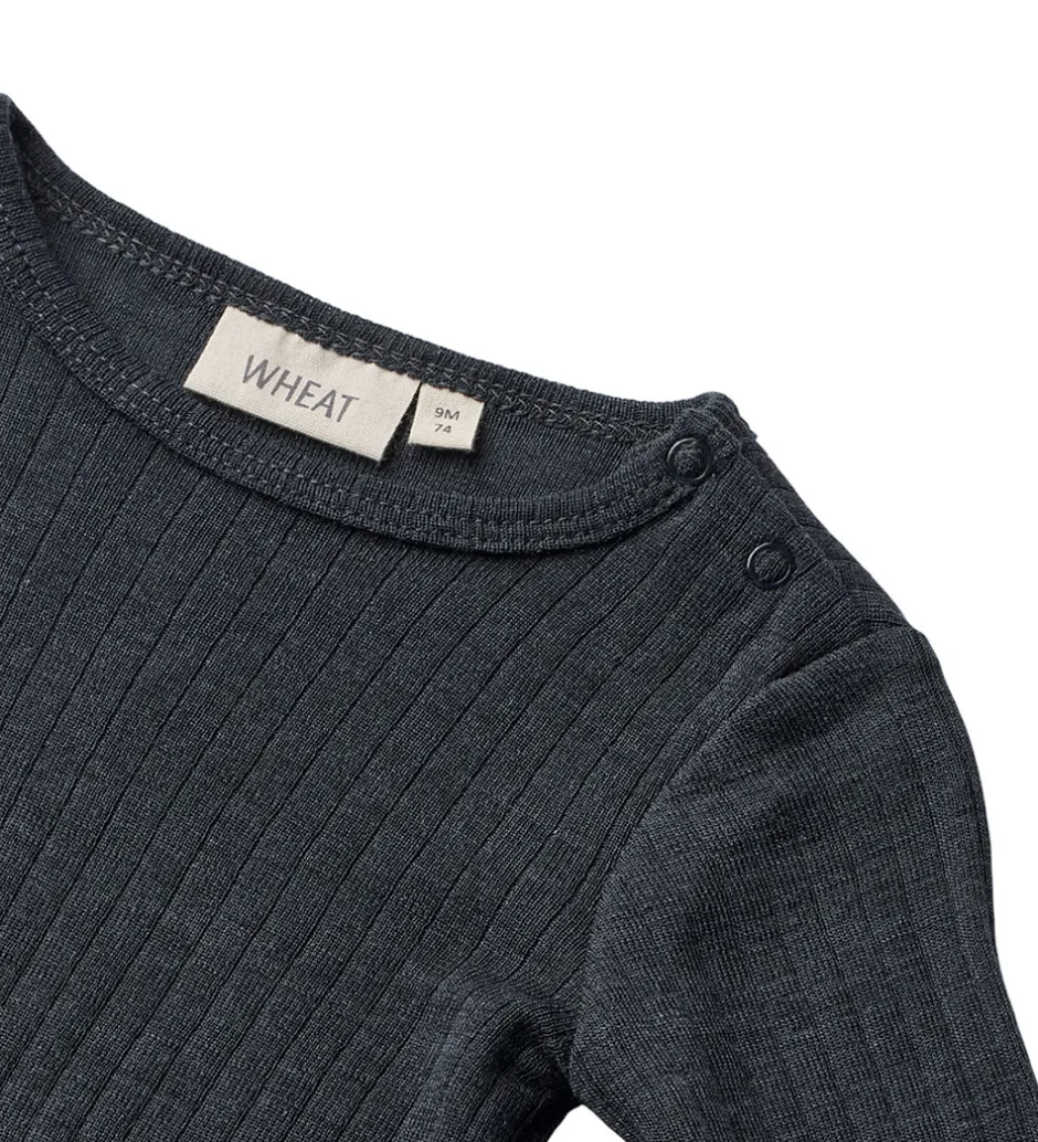 Bodyer|Wheat Body l/æ - Uld/Silke - Rib - Liea - Navy