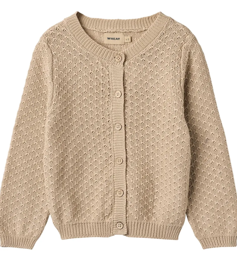Cardigans|Striktrøjer|Wheat Cardigan - Strik - Magnella - Warm Sand