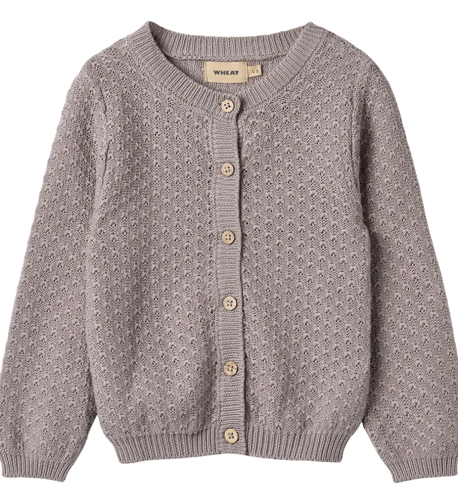 Cardigans|Wheat Cardigan - Strik - Magnella - Dusty Purple