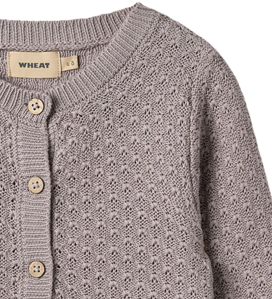 Cardigans|Wheat Cardigan - Strik - Magnella - Dusty Purple