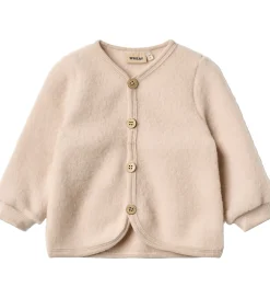 Cardigans|Wheat Cardigan - Uldfleece - Kari - Pale Lilac
