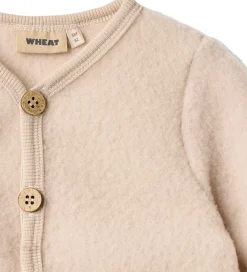 Cardigans|Wheat Cardigan - Uldfleece - Kari - Pale Lilac