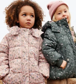 Overgangsjakker|Dunjakker Og Dynejakker|Wheat Dynejakke - Yrsa - Rose Powder Flowers