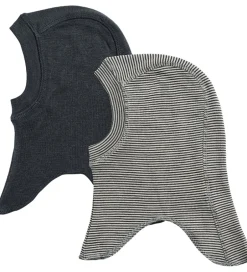 Elefanthuer|Wheat Elefanthue - Uld - 2-Pak - Felix - 1-lags - Navy Stripe