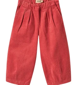 Unisex-Tøj|Bukser Og Jeans|Wheat Fløjlsbukser - Juno - Raspberry