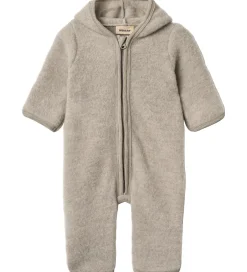 Heldragter|Wheat Heldragt - Uldfleece - Ata - Khaki Melange