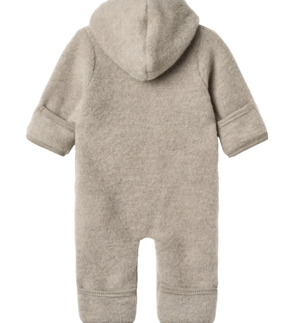 Heldragter|Wheat Heldragt - Uldfleece - Ata - Khaki Melange