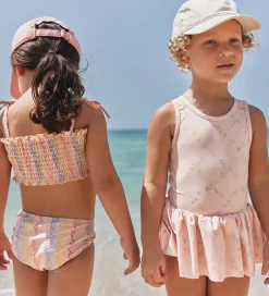 Kasketter|Wheat Kasket - Cecil - Sandshell m. Blomster