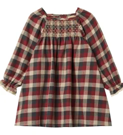 Kjoler|Wheat Kjole - Bella - Red Blue Check