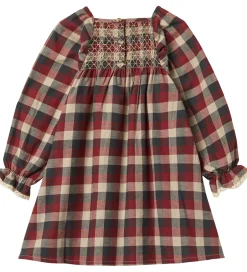 Kjoler|Wheat Kjole - Bella - Red Blue Check