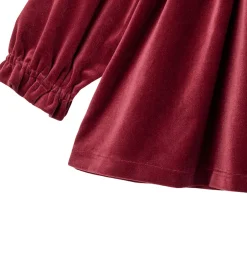 Kjoler|Wheat Kjole - Velour - Elvira - Ruby Red