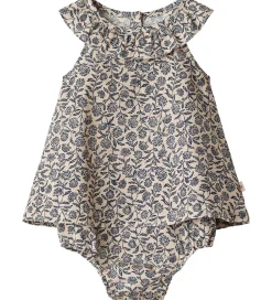 Sommerdragter|Wheat Kjolebody - Ingeborg - Blue Cornflowers