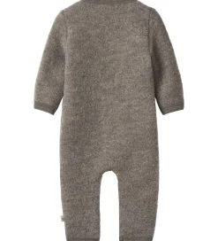 Heldragter|Wheat Køredragt - Uldfleece - Levi - Brown Melange