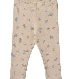 Leggings|Wheat Leggings - Jules - Warm Sand Flowers