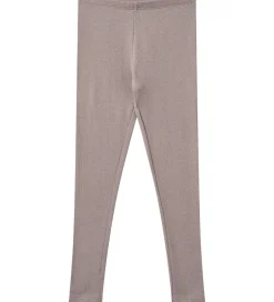 Leggings|Wheat Leggings - Rib - Bomuld/Modal - Maddy - Dusty Purple