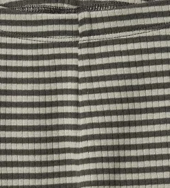 Leggings|Wheat Leggings - Rib - Jules - Winter Forest Stripe
