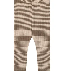 Leggings|Wheat Leggings - Uld - Rib - Agi - Wood Stripe