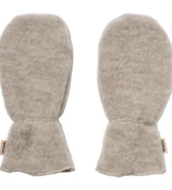 Handsker Og Luffer|Wheat Luffer - Uldfleece - Jay - Khaki Melange