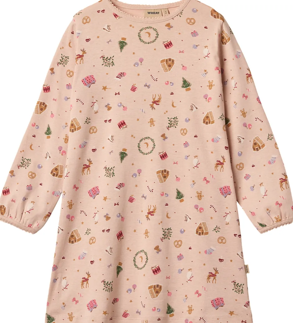 Nattøj|Wheat Natkjole - Elinor - Rose Dust Holiday