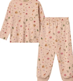 Nattøj|Wheat Nattøj - 2-delt - Mila - Rose Dust Holiday