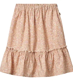 Nederdele|Wheat Nederdel - Camma - Lilac Flowers