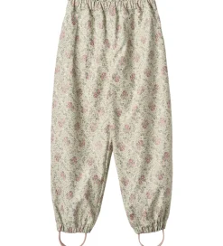 Regntøj|Wheat Regnbukser - PU - Olo - Slightly Green Flowers