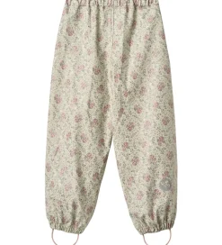 Regntøj|Wheat Regnbukser - PU - Olo - Slightly Green Flowers