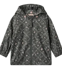 Regntøj|Wheat Regnjakke - PU - Chardy - Forest Lake Checked Flowers