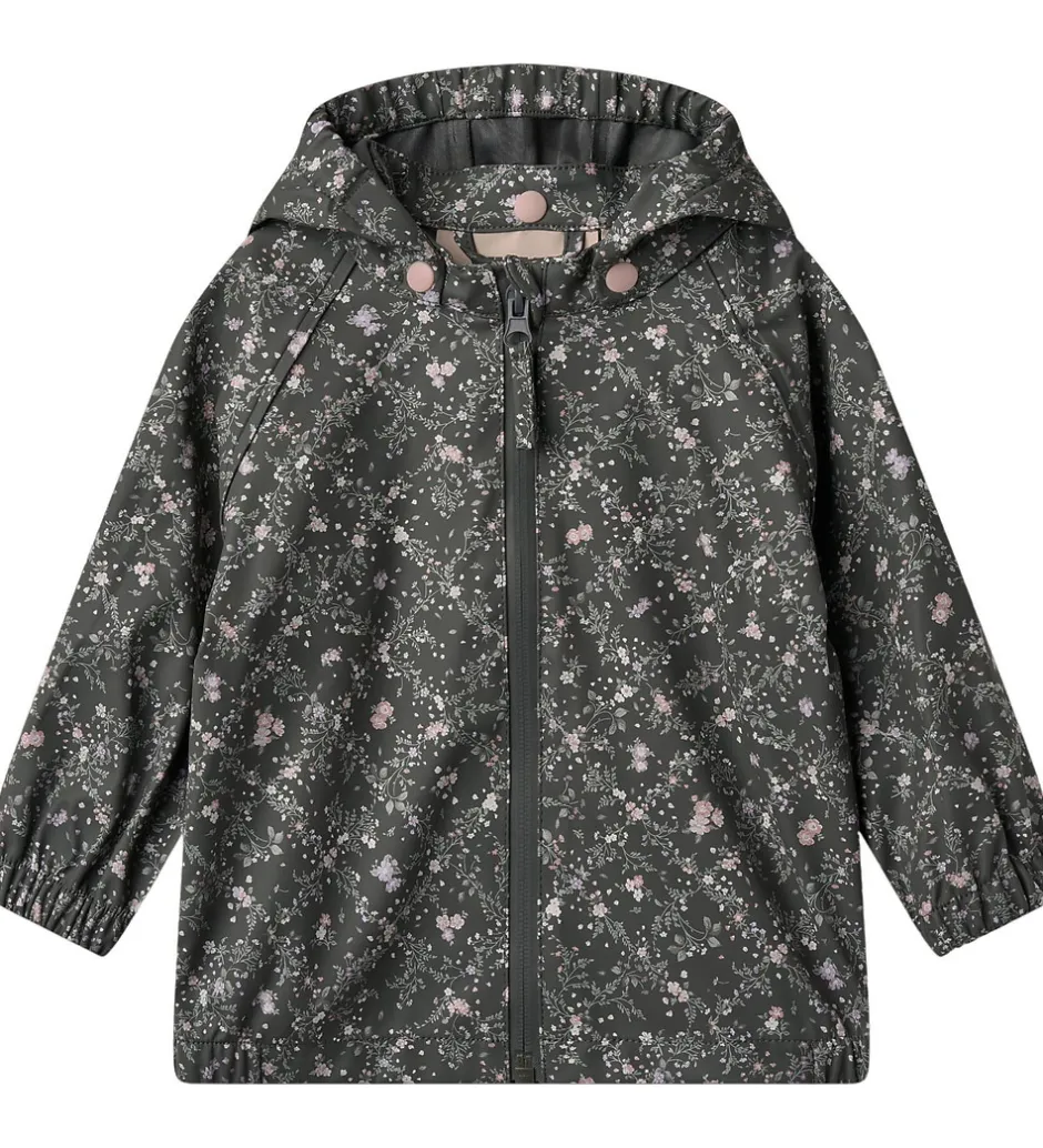 Regntøj|Wheat Regnjakke - PU - Chardy - Forest Lake Checked Flowers