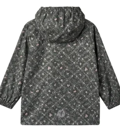 Regntøj|Wheat Regnjakke - PU - Ollo - Forest Lake Checked Flowers