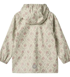 Regntøj|Wheat Regnjakke - PU - Ollo - Slightly Green Flowers