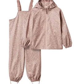 Regntøj|Wheat Regntøj m. Seler - PU - Charlie - Powder Flower Meadow