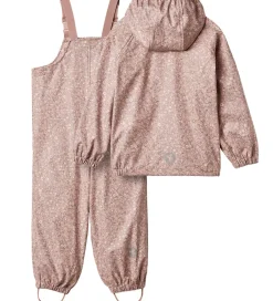 Regntøj|Wheat Regntøj m. Seler - PU - Charlie - Powder Flower Meadow