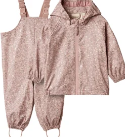 Regntøj|Wheat Regntøj m. Seler - PU - Charlie - Powder Flower Meadow