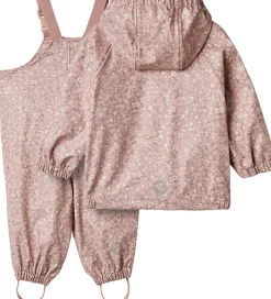 Regntøj|Wheat Regntøj m. Seler - PU - Charlie - Powder Flower Meadow