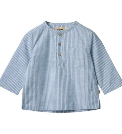 Skjorter|Wheat Skjorte - Bjørk - Blue Stripe