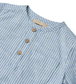 Skjorter|Wheat Skjorte - Bjørk - Blue Stripe