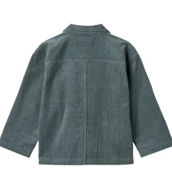 Unisex-Tøj|Skjorter|Wheat Skjorte - Fløjl - Sage - Stormy Weather