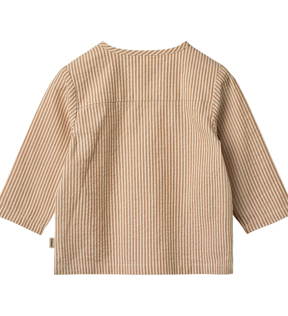 Skjorter|Wheat Skjorte - Shelby - Caramel Stripe