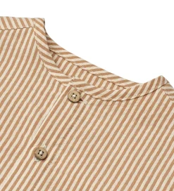 Skjorter|Wheat Skjorte - Shelby - Caramel Stripe