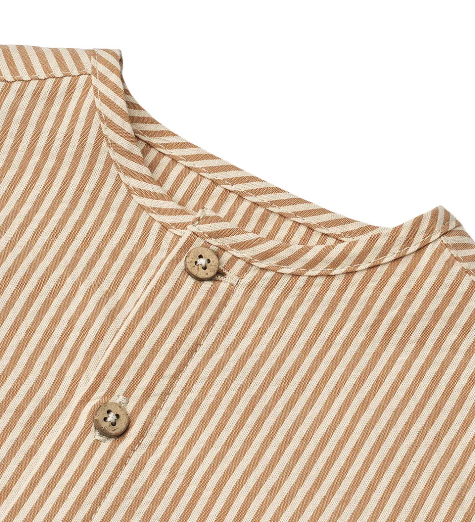 Skjorter|Wheat Skjorte - Shelby - Caramel Stripe