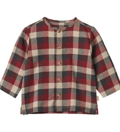 Skjorter|Wheat Skjorte - Shelby - Red Blue Check
