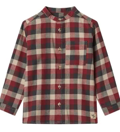 Skjorter|Wheat Skjorte - Willum - Red Blue Check