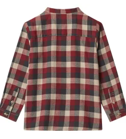 Skjorter|Wheat Skjorte - Willum - Red Blue Check