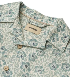 Skjorter|Wheat Skjorte k/æ - Anker - Aqua Hawaii Flowers